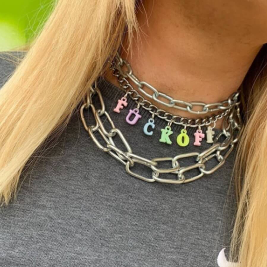 

Lovely Trendy Tassel Design Multicolor Necklace, Multi