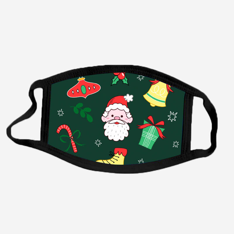 

Lovely Cartoon Dark Green Face Mask