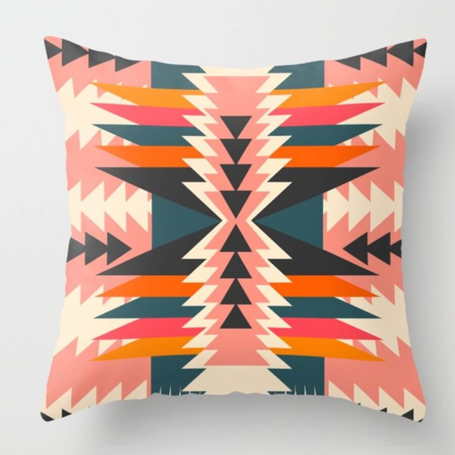 

Lovely Chic Print Multicolor Decorative Pillow Case, Multi