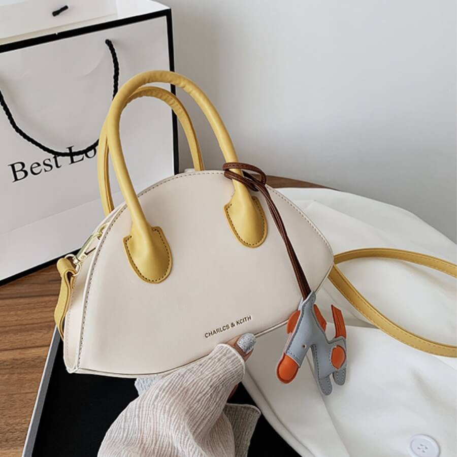 

Lovely Casual Letter Yellow Crossbody Bag