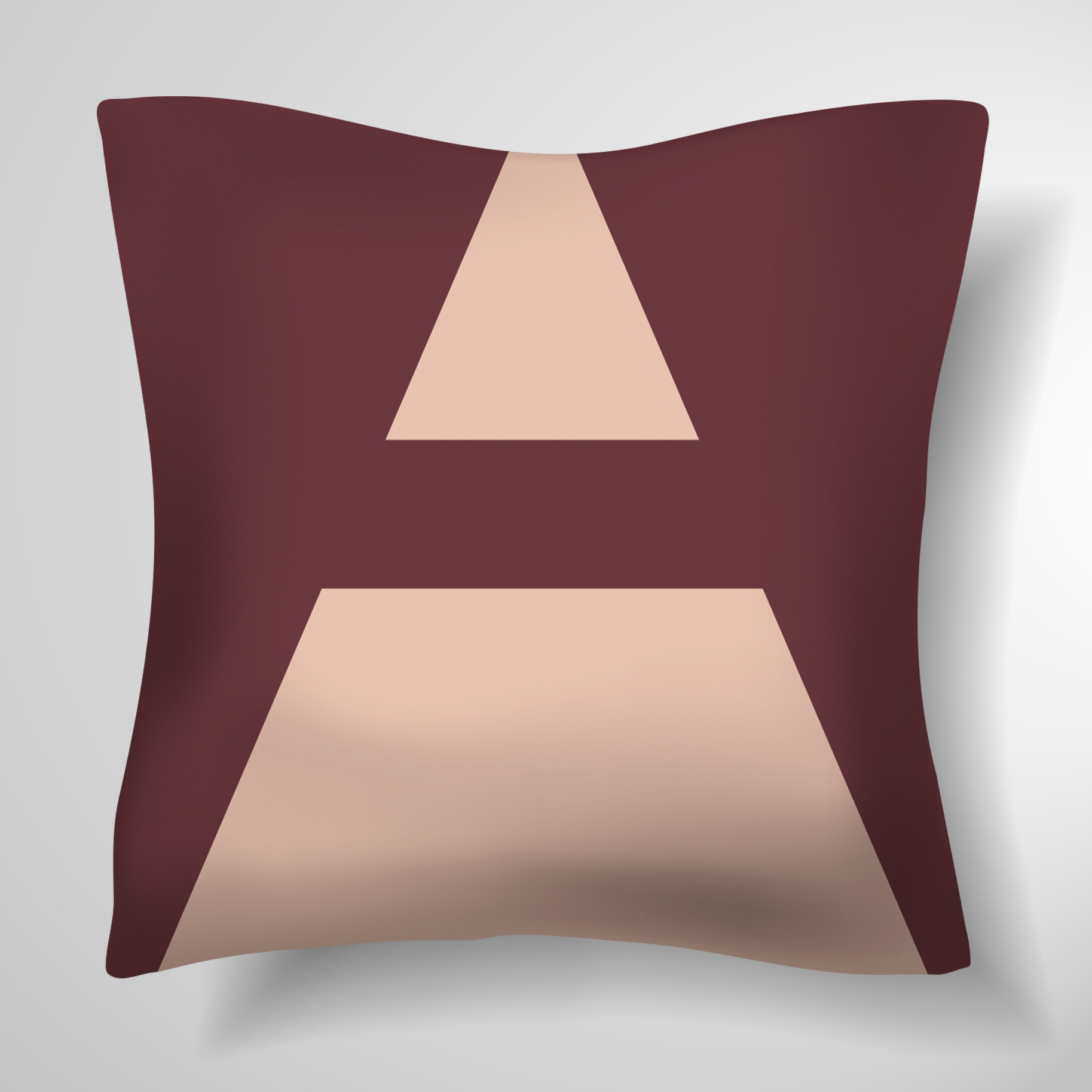 

Lovely Trendy Print Dusty Pink Decorative Pillow Case