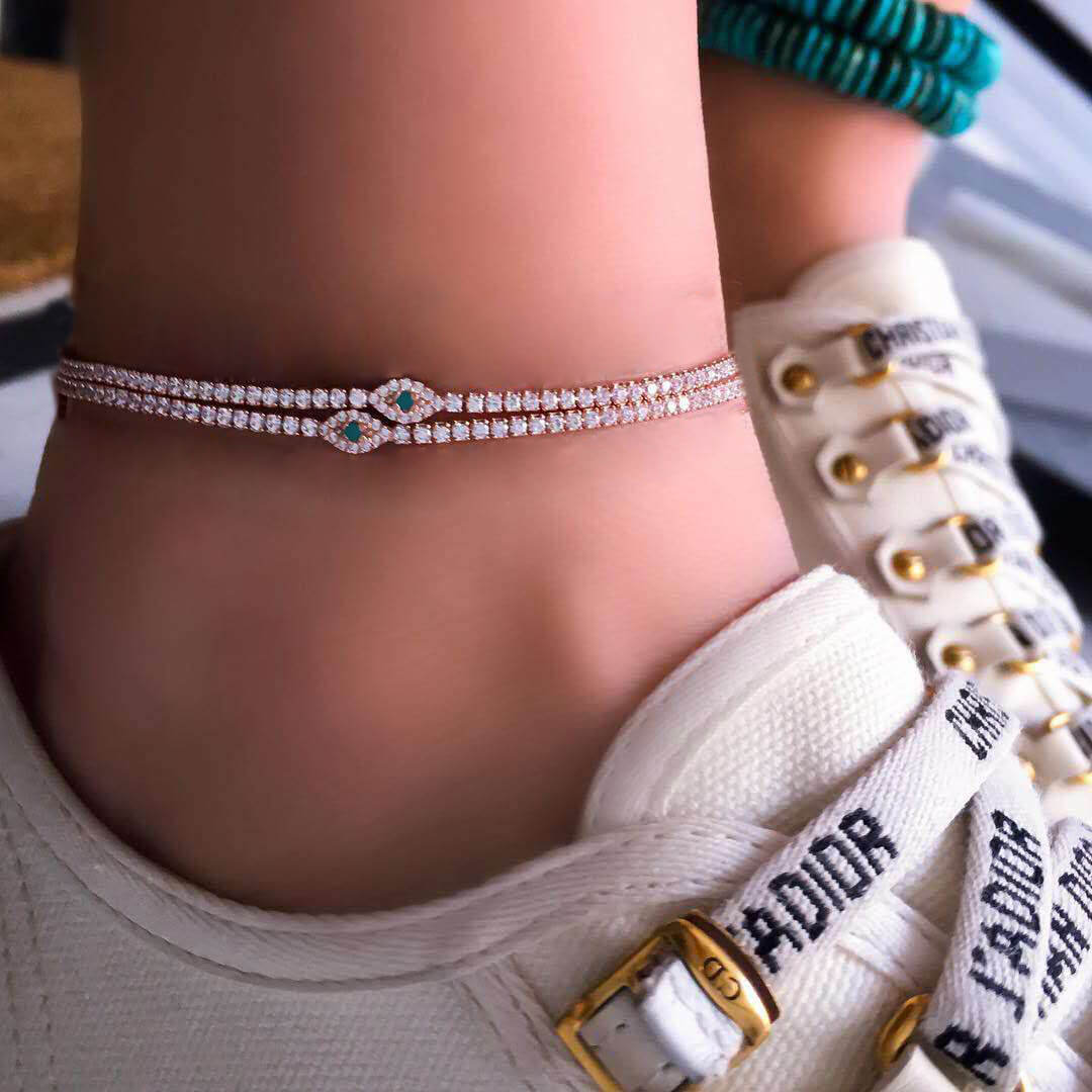 

Lovely Trendy Rhinestone Decorative Gold Body Chain(One-piece