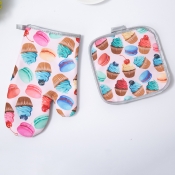 Lovely Stylish Print Multicolor Kitchen Protective