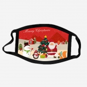 Lovely Cartoon Red Face Mask