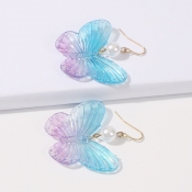 Lovely Stylish Butterfly Blue Earring