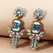Lovely Trendy Rhinestone Decorative Multicolor Ear