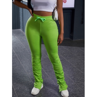 LW BASICS Stylish Skinny Green Pants