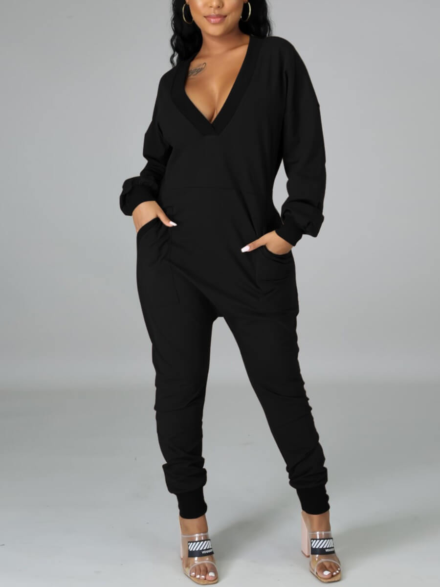 Lovelywholesale black sale jumpsuits