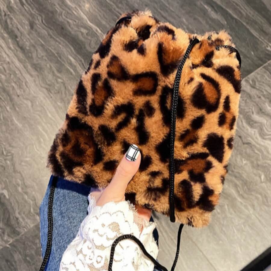 

Lovely Trendy Leopard Print Brown Crossbody Bag