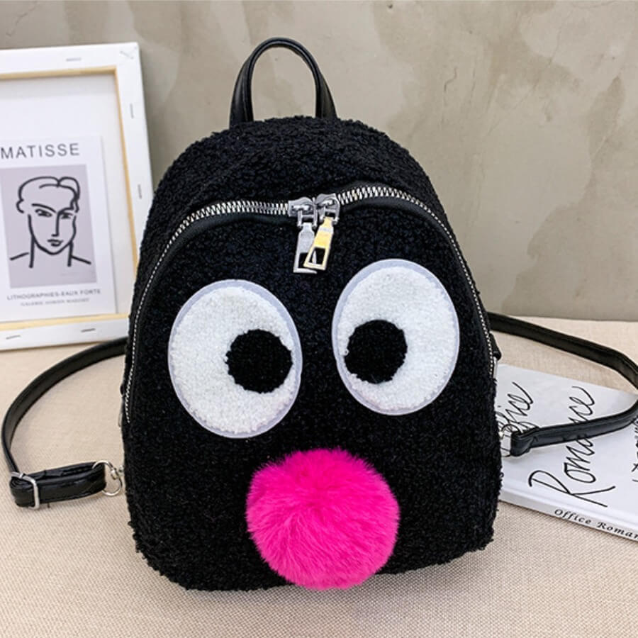 

Lovely Sweet Cartoon Black Backpack