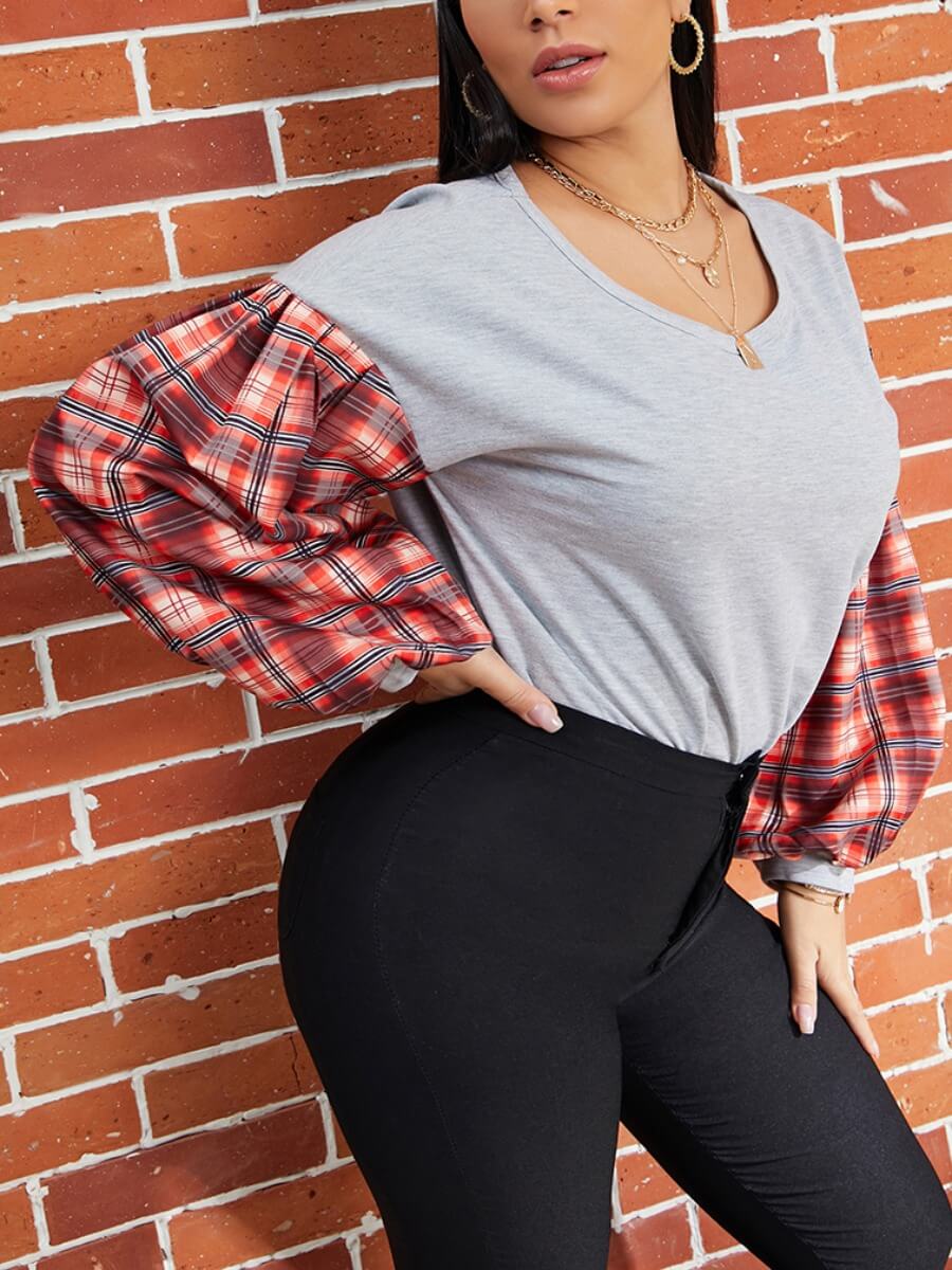 

LW Patchwork Grey T-shirt