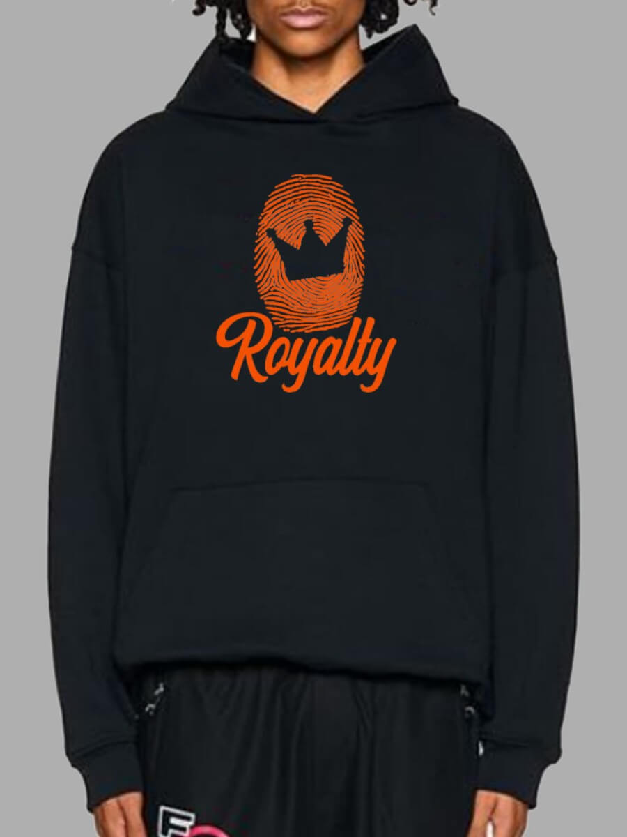 

Lovely Casual Letter Print Kangaroo Pocket Black Men Hoodie