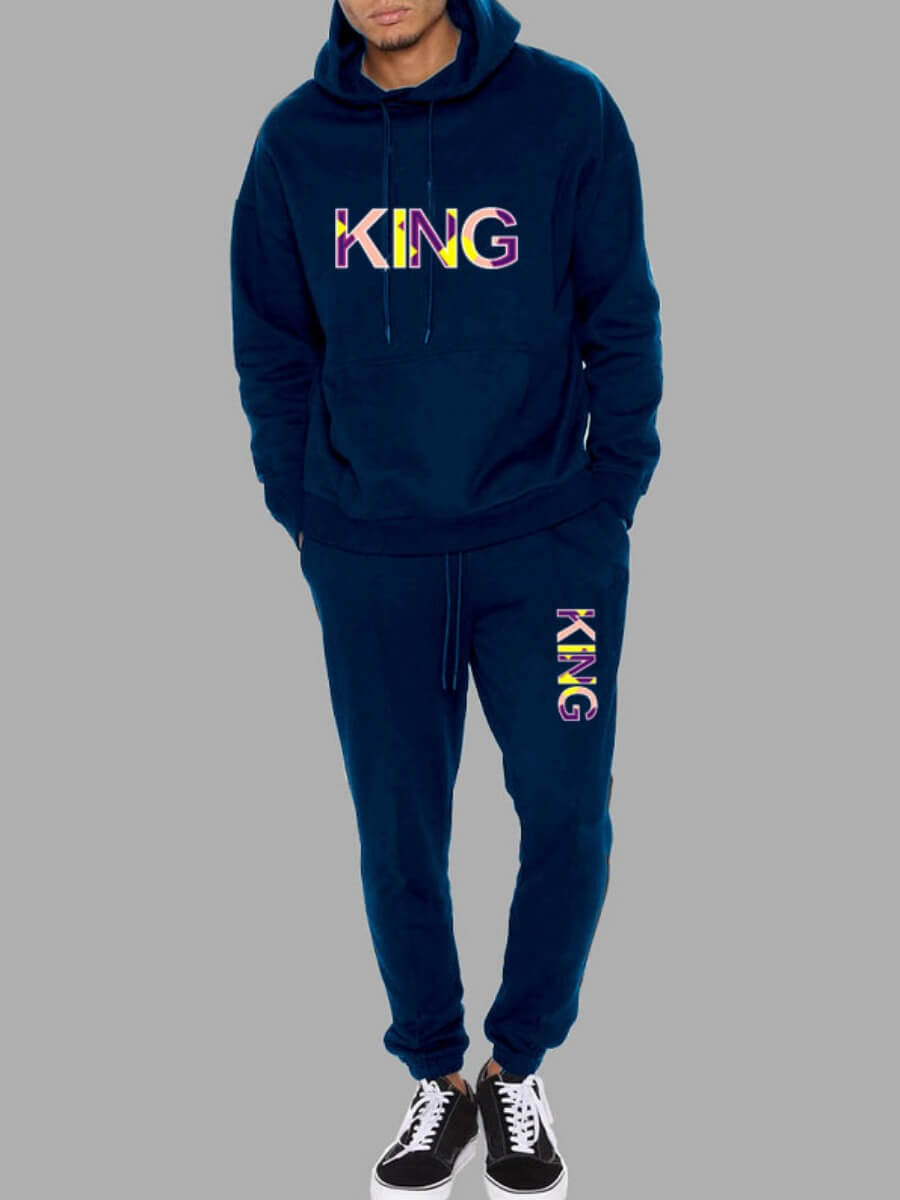 Lovely Street Hooded Collar Letter Print Navy Blue Men Two Piece Pants Set
Lovely Street Hooded Collar Letter Print Navy Blue Men Two Piece Pants Set