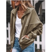 Lovely Basic Pocket Grey Jacket