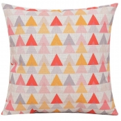 Lovely Geometric Print Patchwork Multicolor Decora