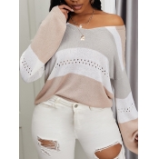 Lovely Sweet Hollow-out Color-lump Patchwork Loose