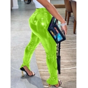 Lovely Stylish Heap Skinny Green Pants