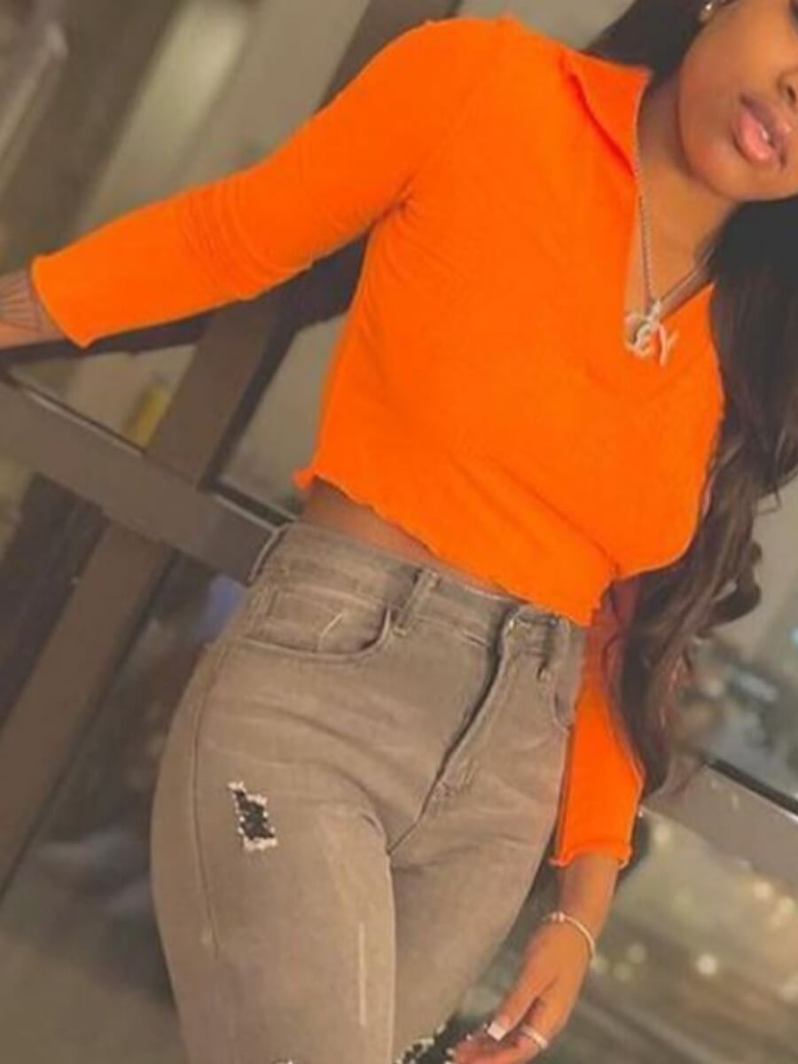 

Lovely Sweet Turtleneck Crop Top Croci T-shirt