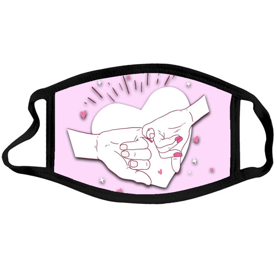 

Lovely Casual Print Patchwork Purple Face Mask
