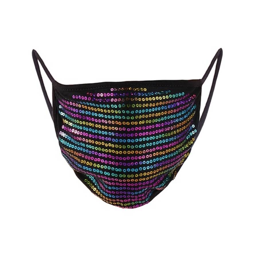 

Lovely Casual Sequined Decoration Multicolor Face Mask, Multi