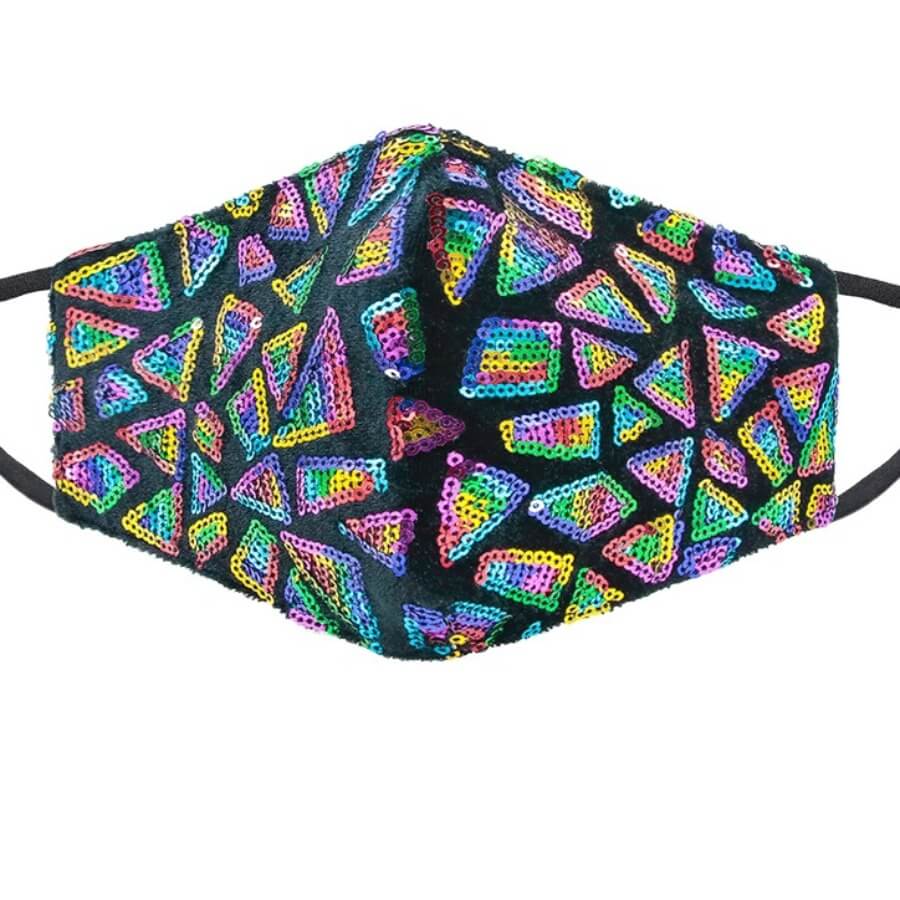 

Lovely Casual Color-lump Sequined Decoration Multicolo Face Mask, Multi