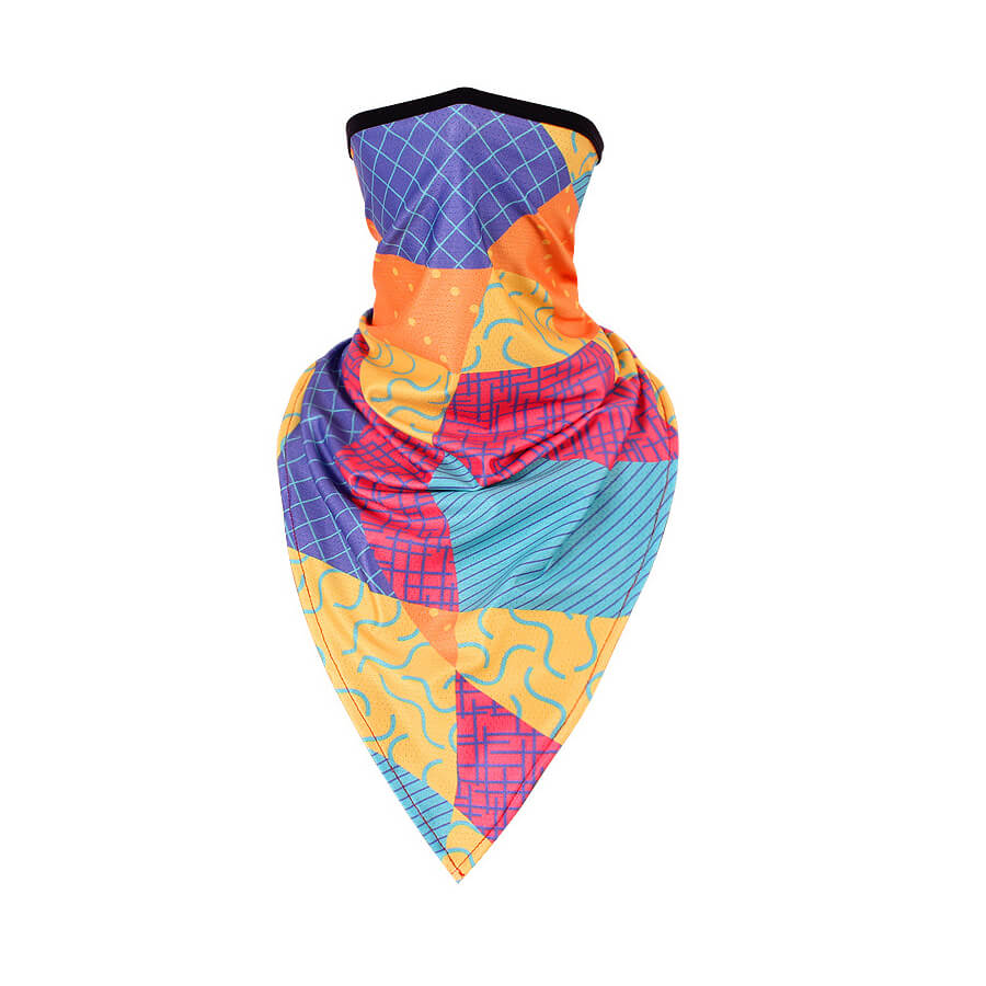 

Lovely Casual Color-lump Patchwork Multicolor Face Mask, Multi