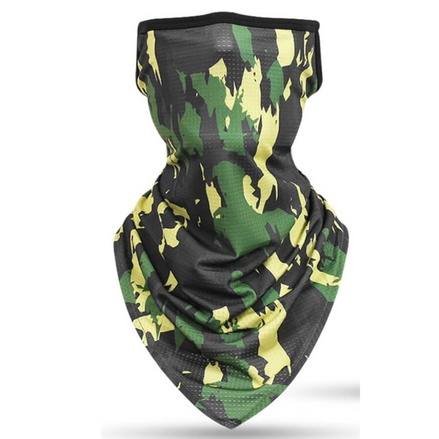 

Lovely Casual Camo Print Green Face Mask