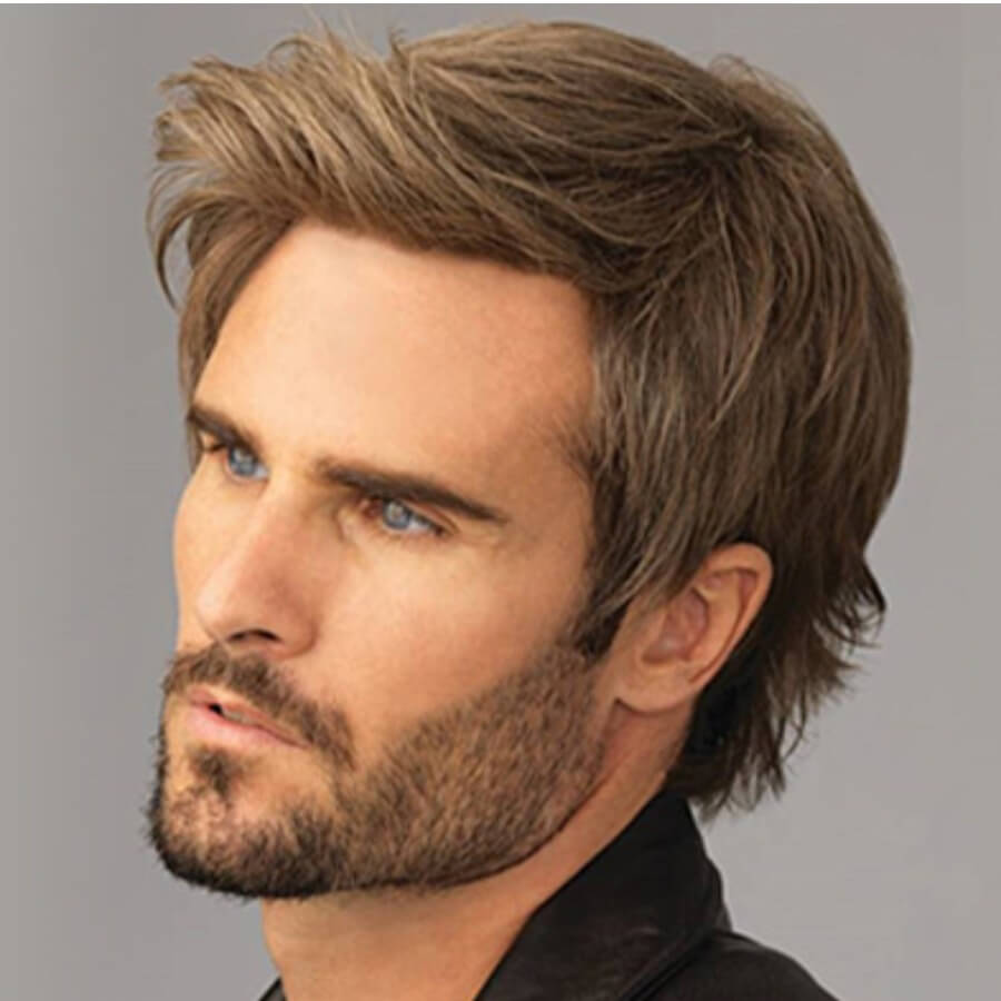 

Lovely Casual High-temperature Resistance Brown Men Wig