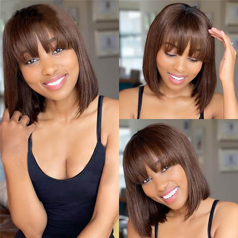 

Lovely Casual High-temperature Resistance Brown Wig
