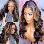 Lovely Stylish Gradient Brown Wig