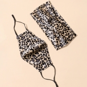 Lovely Casual Leopard Print Face Mask