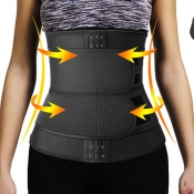 Lovely Sportswear Skinny Patchwork Black Waist Tra