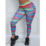 Lovely Sweet Geometric Print Patchwork Multicolor 