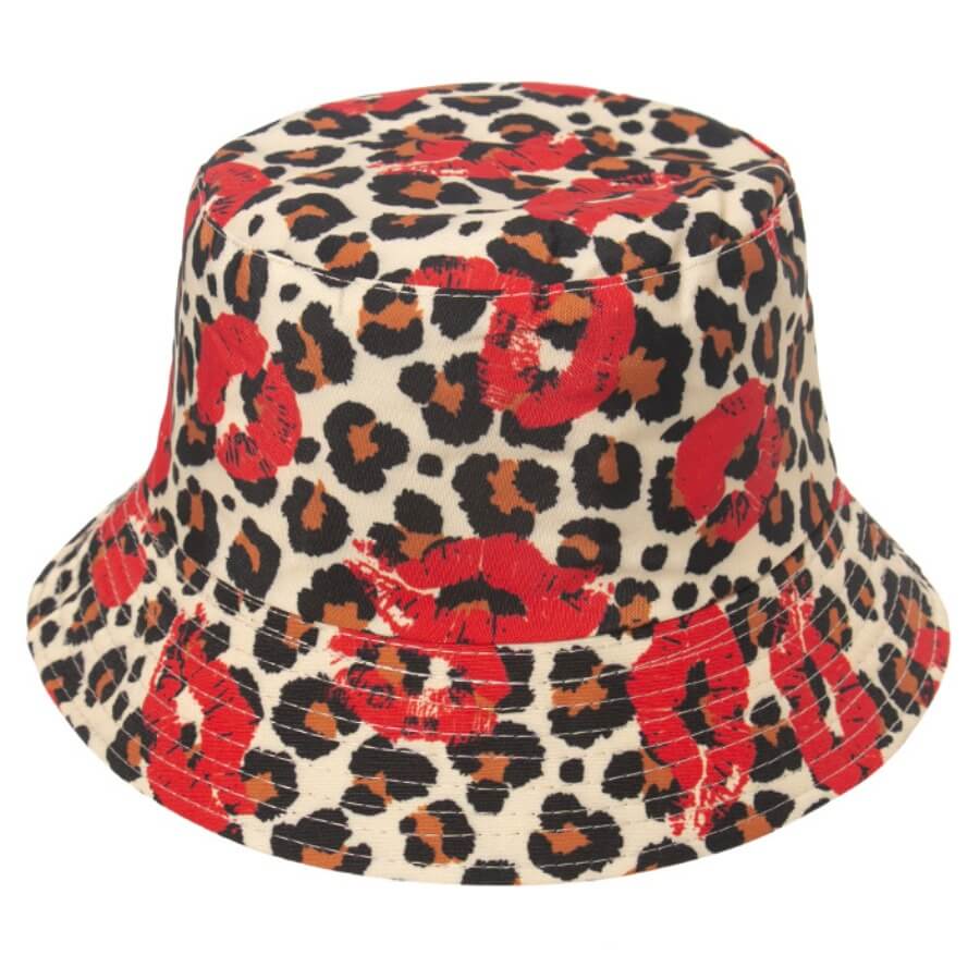 

Lovely Casual Leopard Lip Print Yellow Hat