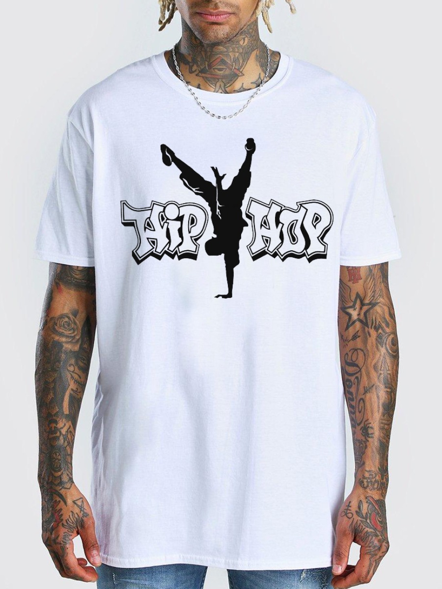 

Lovely Casual O Neck Letter Print White Men T-shirt