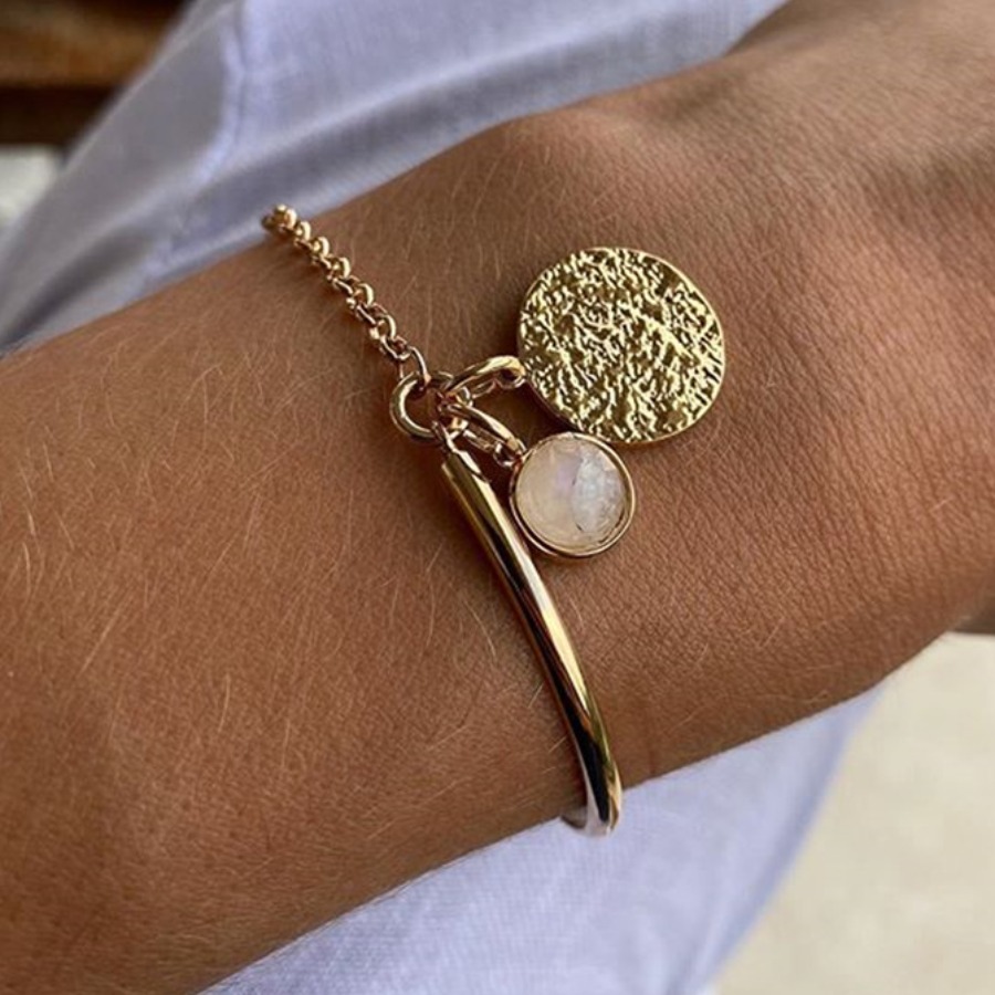 

Lovely Casual Coin Decoration Gold Bracelet