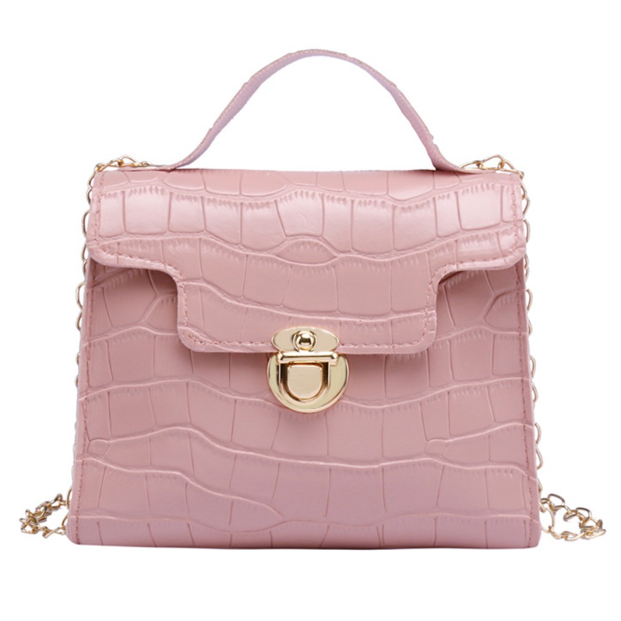 

LW Street Chain Strap Pink Crossbody Bags