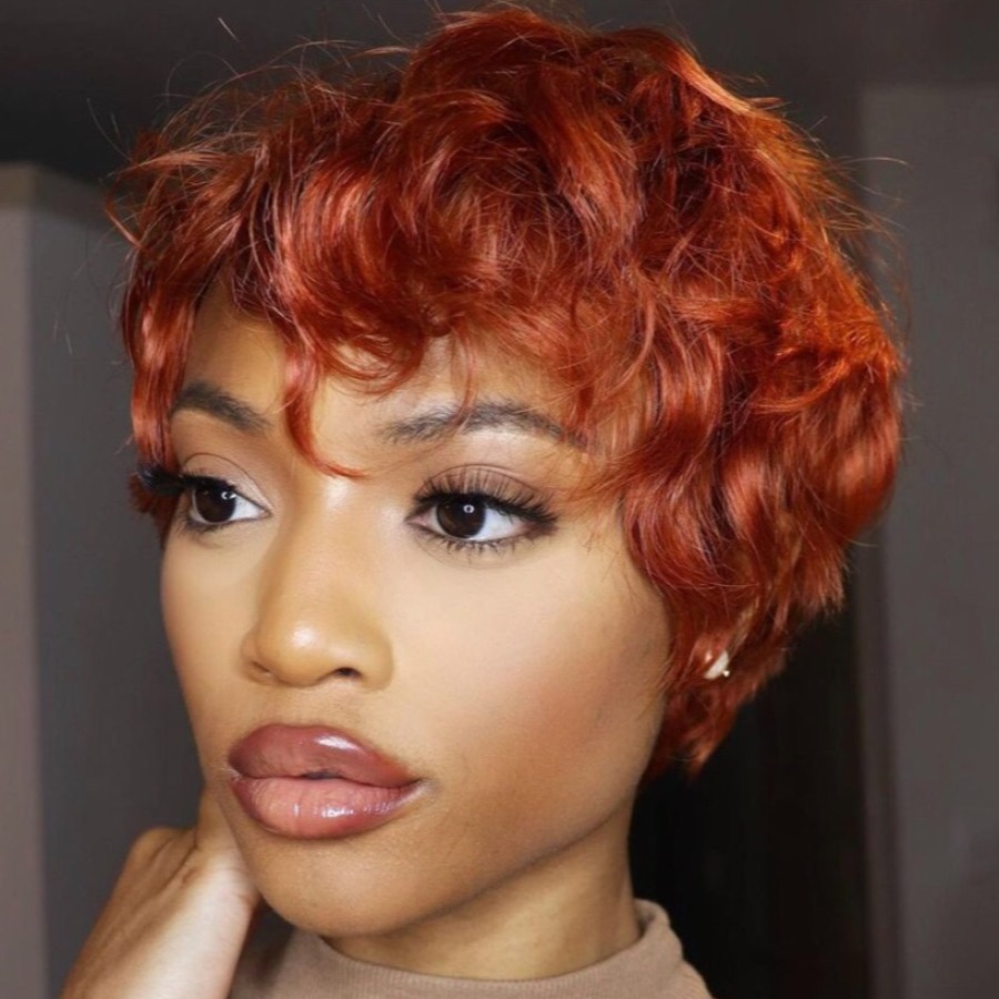 

Lovely Casual Curly Jacinth Wig