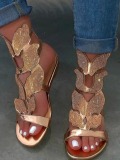 LW Rhinestone Butterfly Sandals