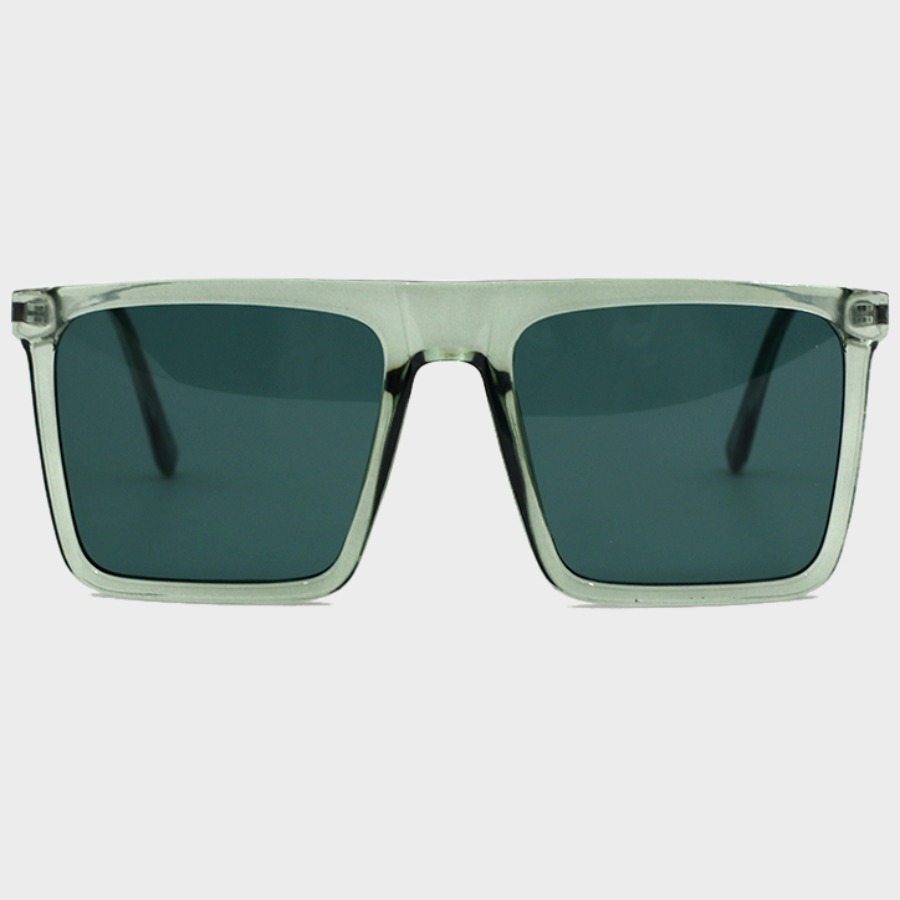 

Lovely Casual Patchwork Green Sunglasses