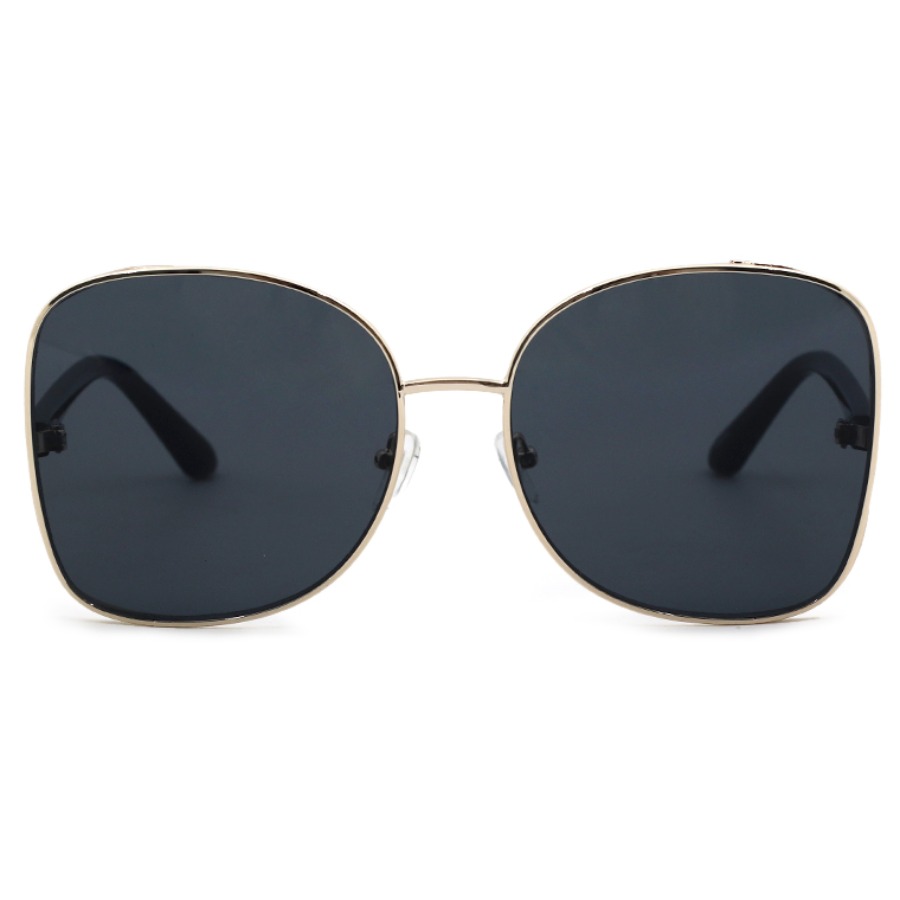 

Lovely Casual Asymmetrical Frame Black Sunglasses