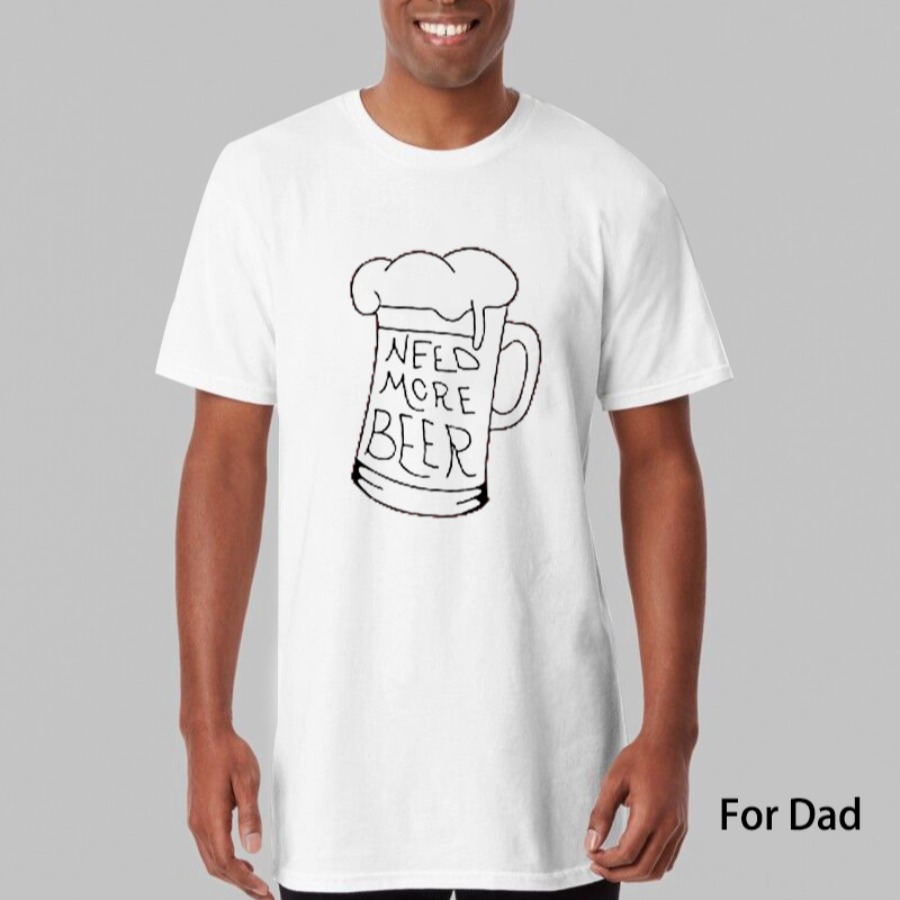 

Lovely Casual O Neck Letter Print Dad T-shirt, Men