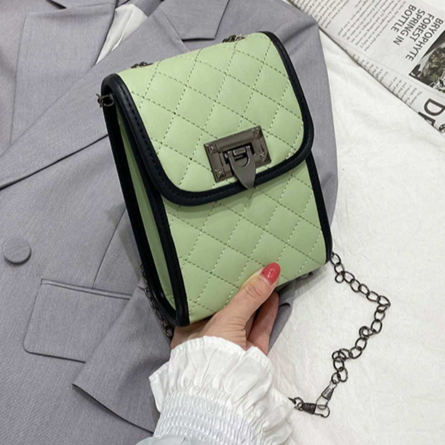 

Lovely Casual Metal Accessories Decoration Green Crossbody Bags