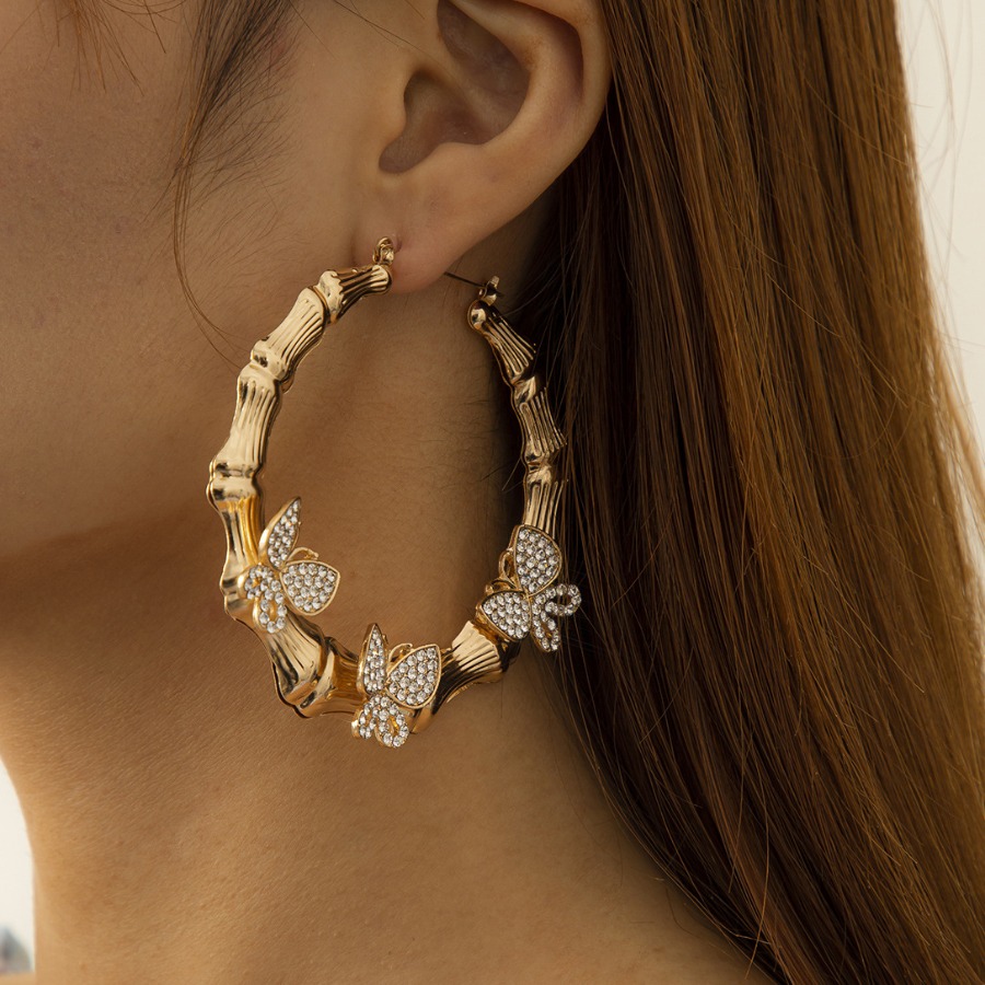 

LW Casual Butterfly Decoration Gold Earring