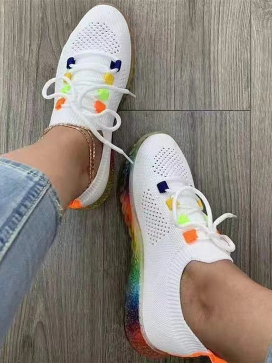 

LW Sporty Tie-dye White Sneakers