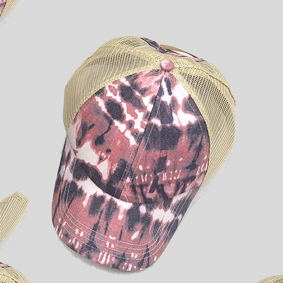 

Lovely Casual Tie-dye Pink Hat