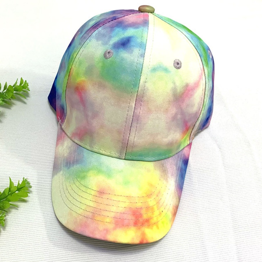 

LW Casual Tie-dye Multicolor Hat, Multi