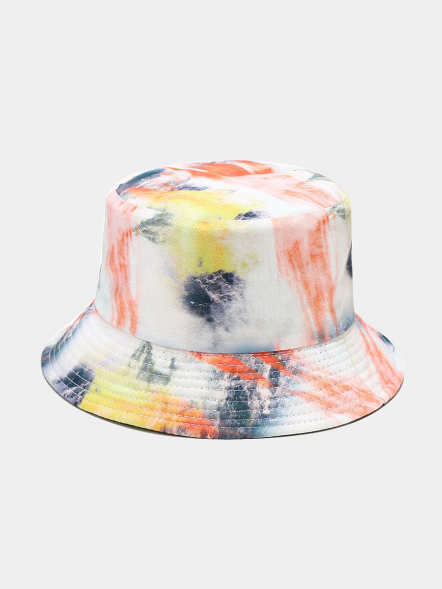 

LW COTTON Casual Tie-dye Black Hat
