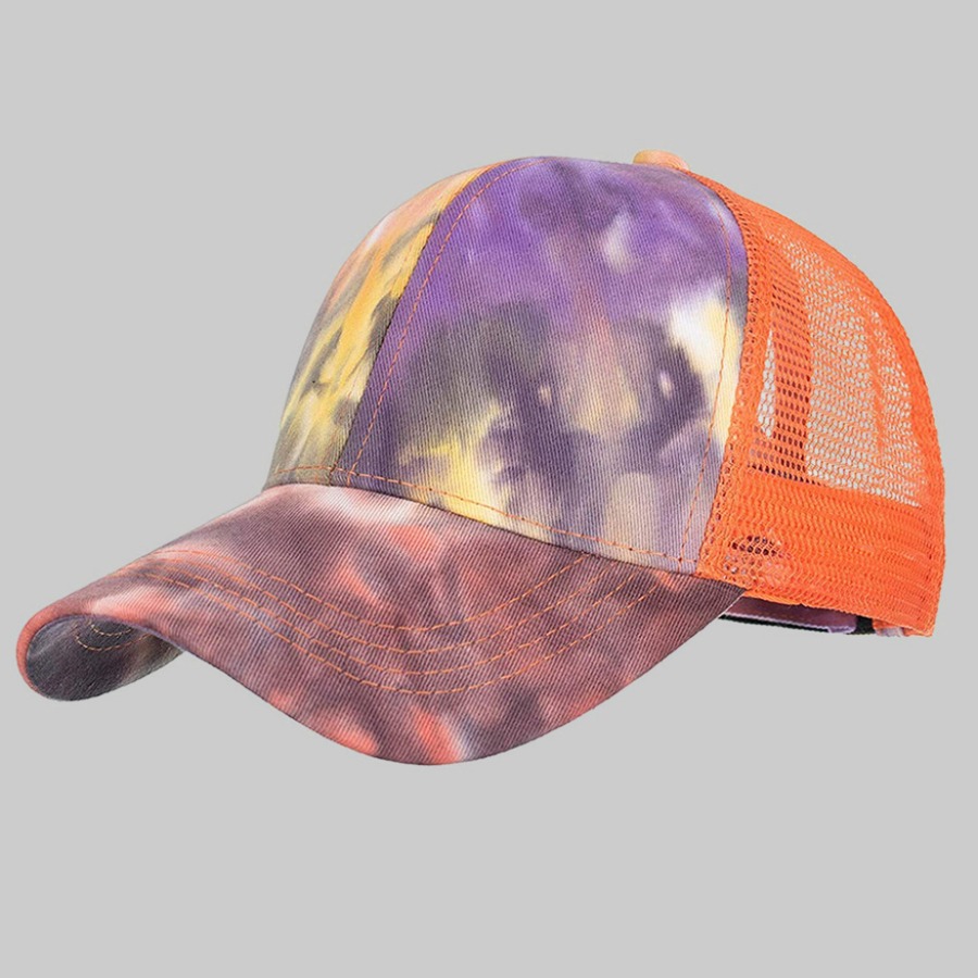 

Lovely Casual Tie-dye Purple Hat