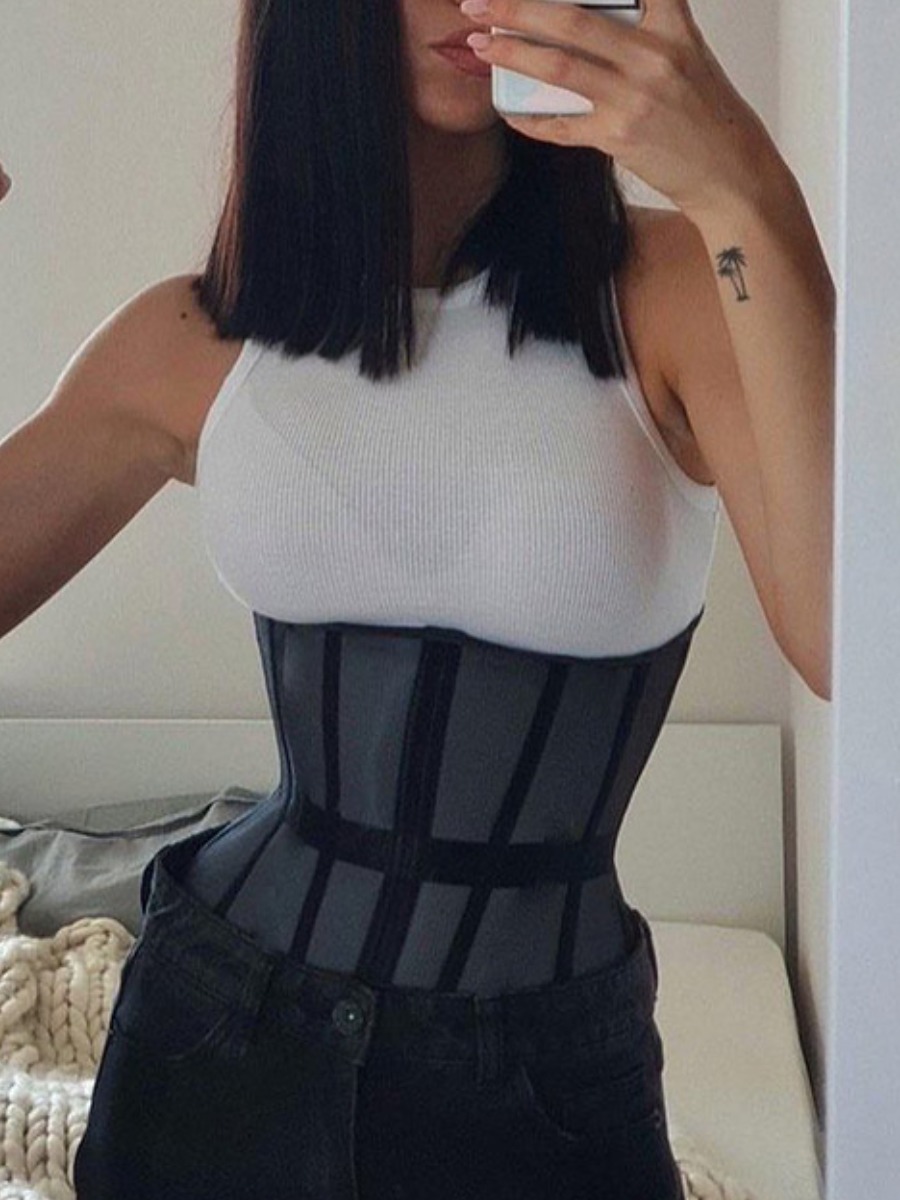 

LW Sweet See-through Black Corset